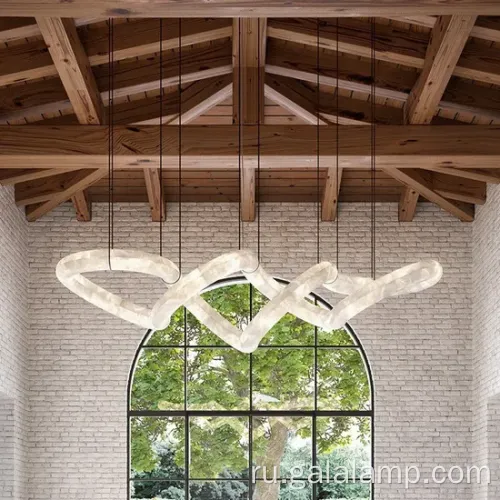 Современный испанский мраморный кулон